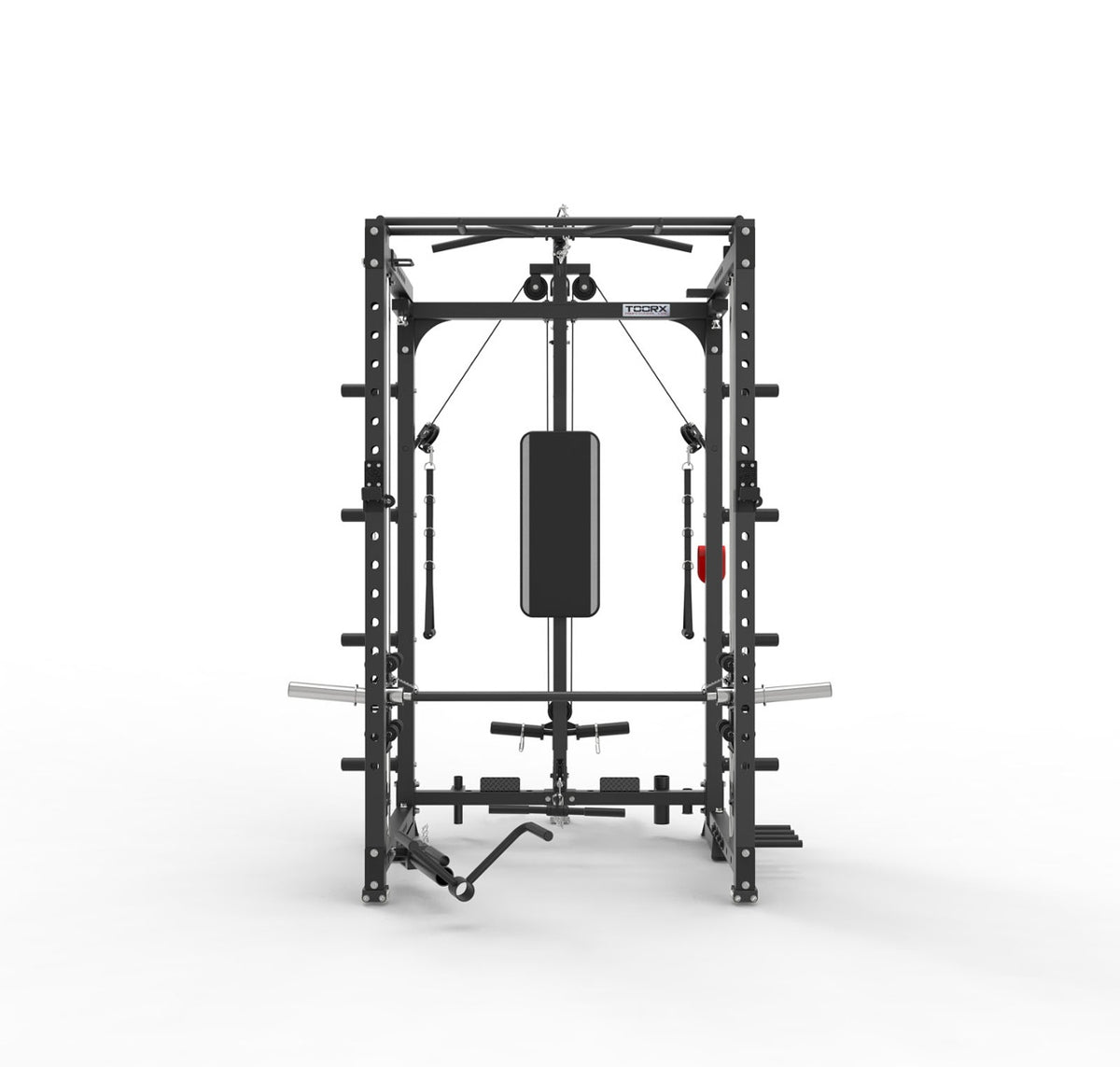 TOORX All-in-One-Station klappbar mit Functional Trainer, Latzug, Multipresse und Rack ASX-3000 – Ansicht 3