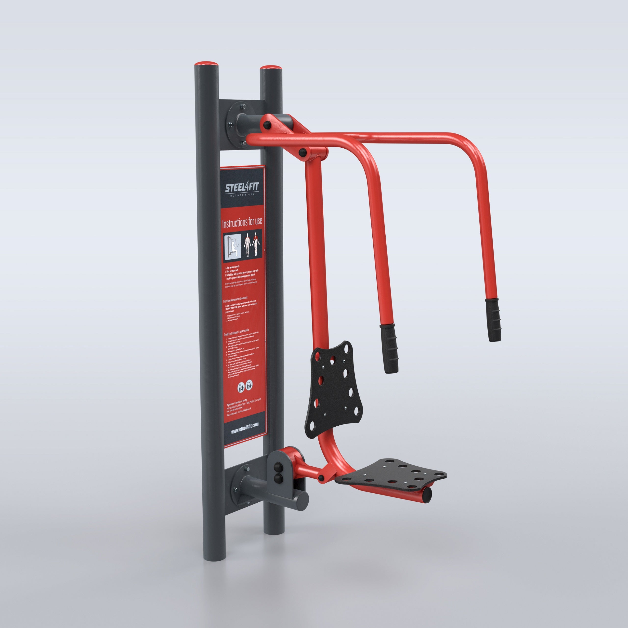TRAINER Outdoor "4 Outdoor Gym Stations" Push Chair