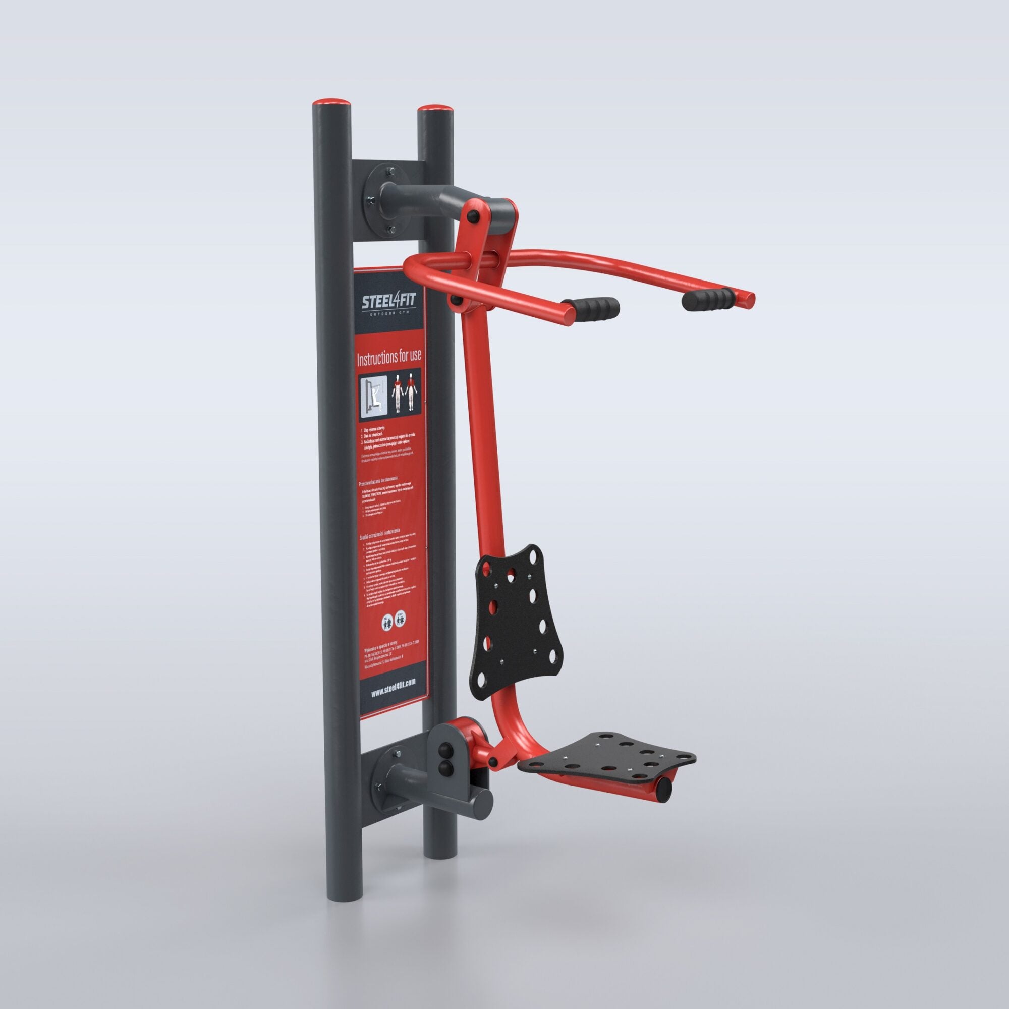 TRAINER Outdoor "4 Outdoor Gym Stations" Pull Chair