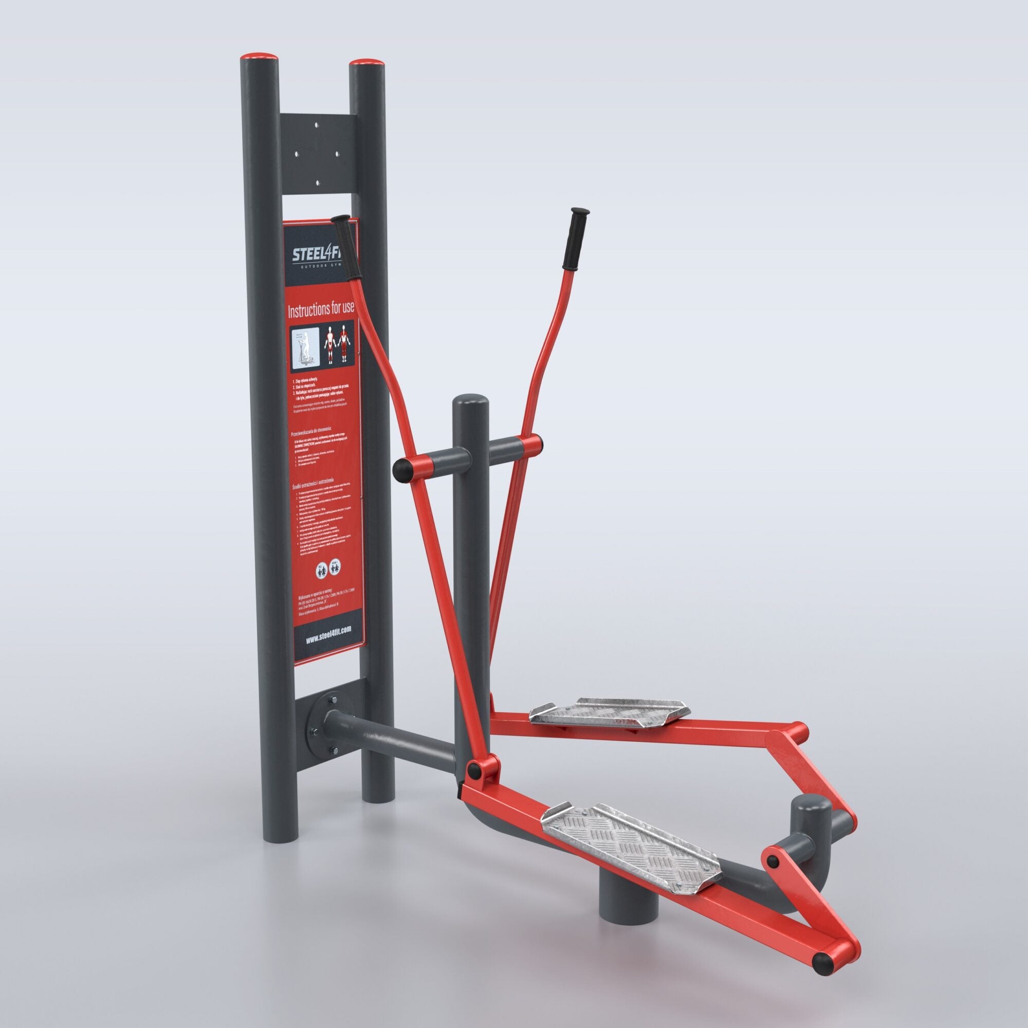 TRAINER Outdoor "4 Outdoor Gym Stations" Crosstrainer