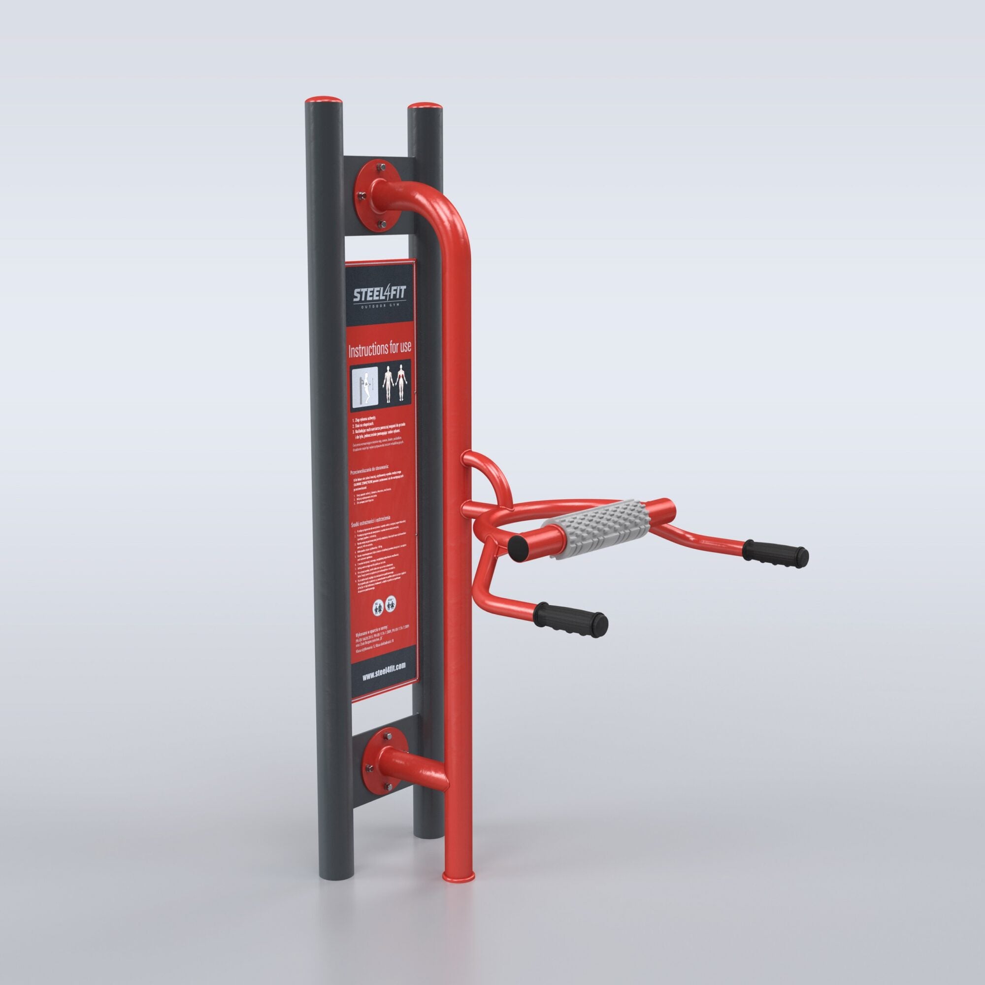 TRAINER Outdoor "4 Outdoor Gym Stations" Vertical Masager