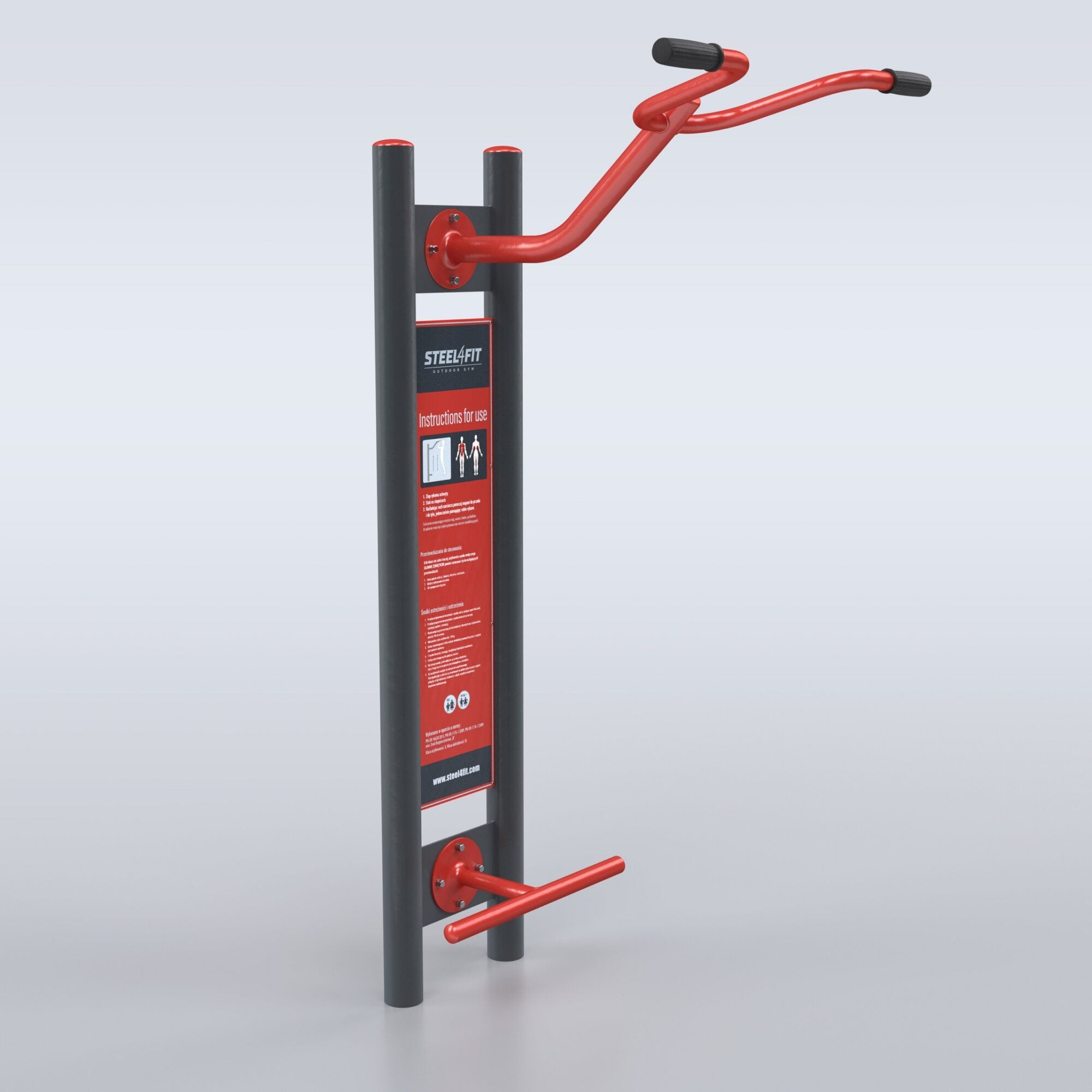 TRAINER Outdoor "4 Outdoor Gym Stations" Pull-Up Bracket