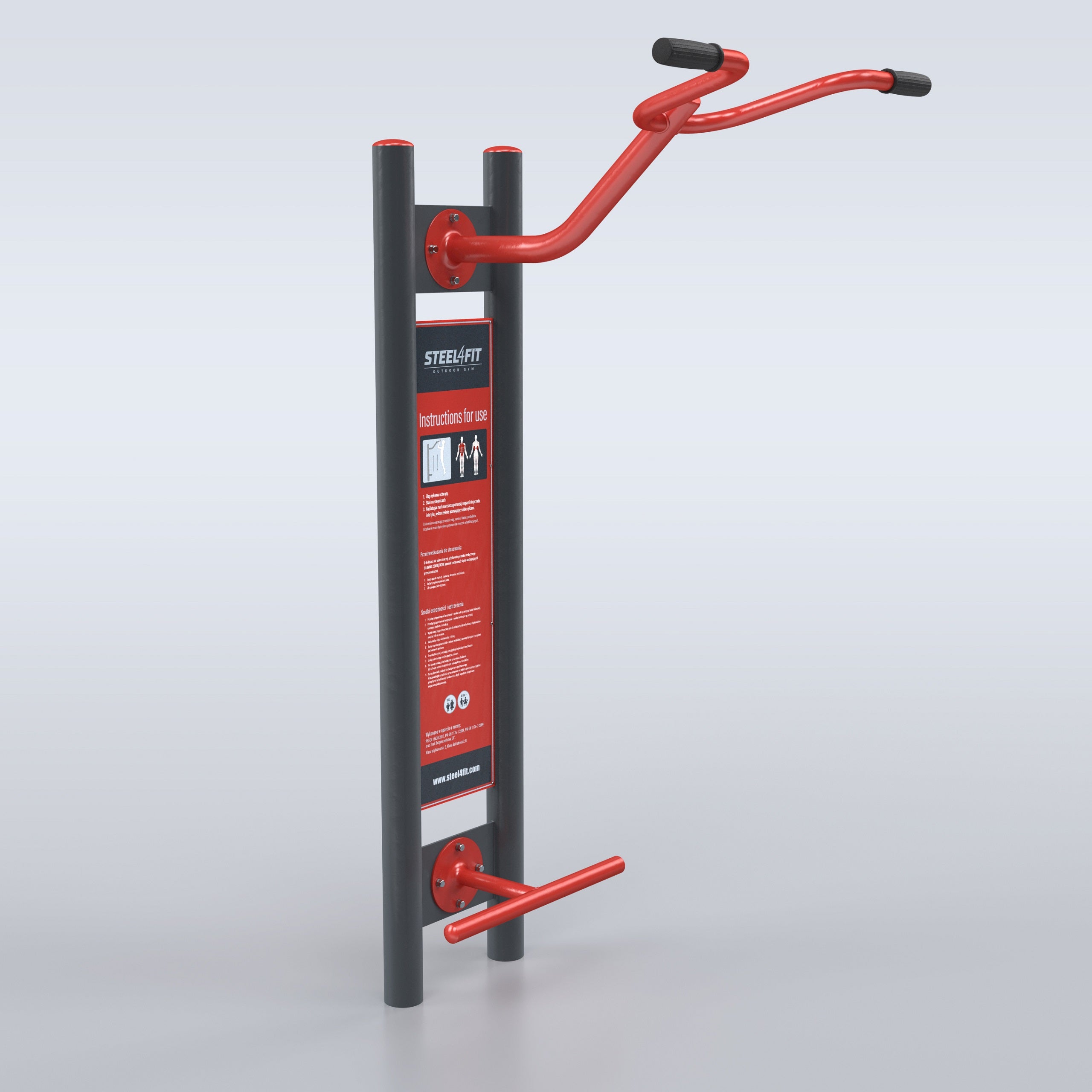 TRAINER Outdoor "3 Outdoor Gym Stations" Pull-Up Bracket