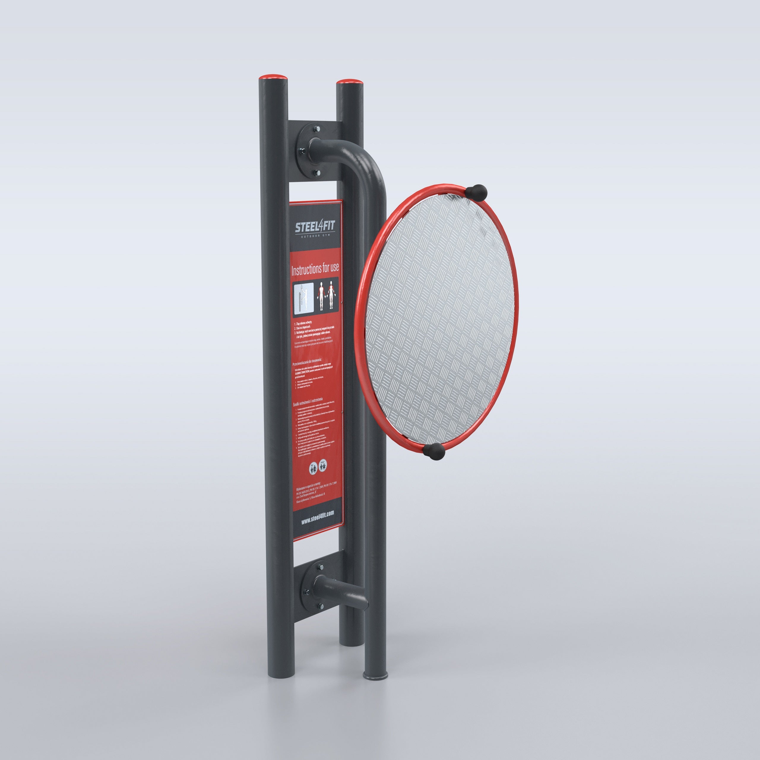 TRAINER Outdoor "3 Outdoor Gym Stations" Stepper