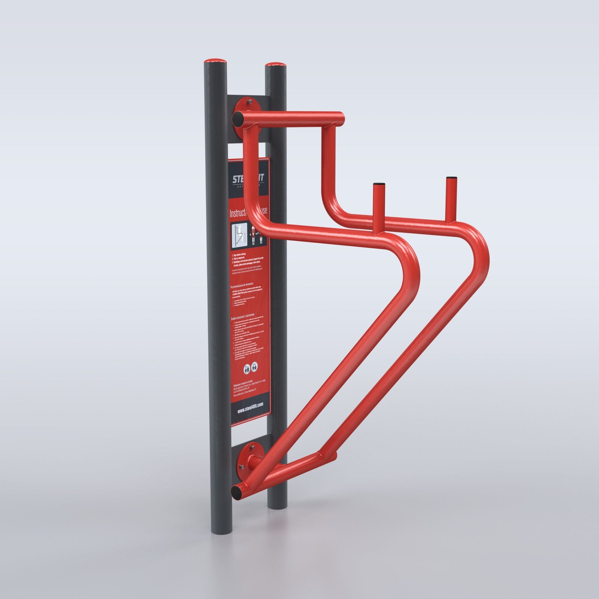 TRAINER Outdoor "4 Outdoor Gym Stations" Exercising Bars