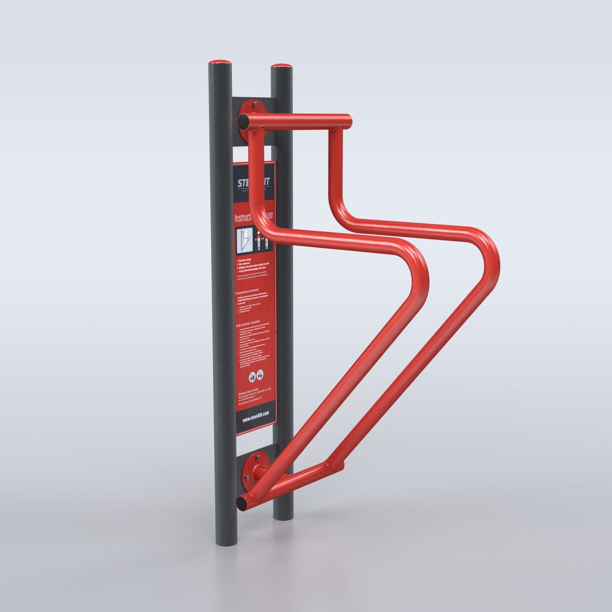 TRAINER Outdoor "3 Outdoor Gym Stations" Exersing Bars