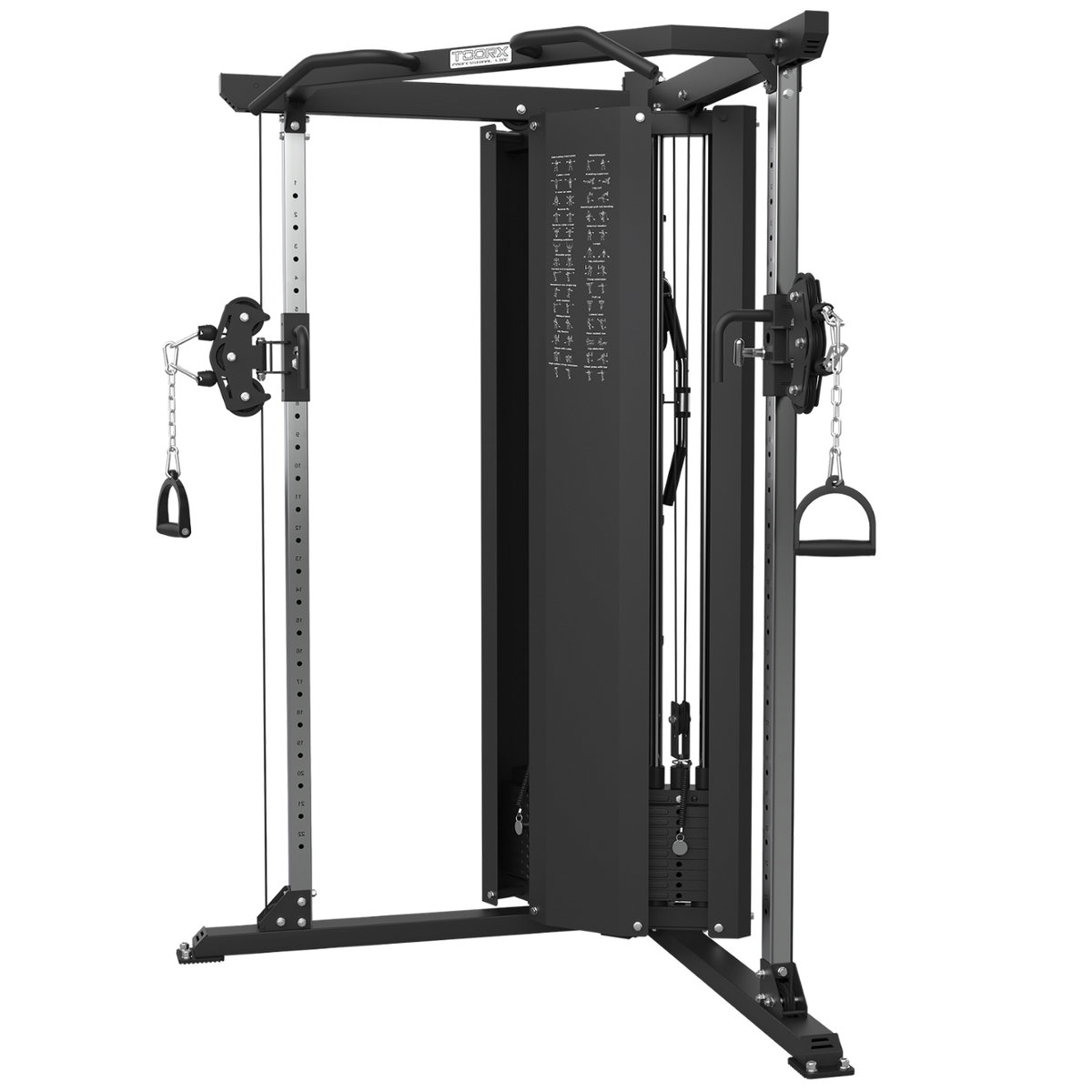 TOORX Functional Trainer CSX-2500 mit 2 × 60 kg Steckgewicht