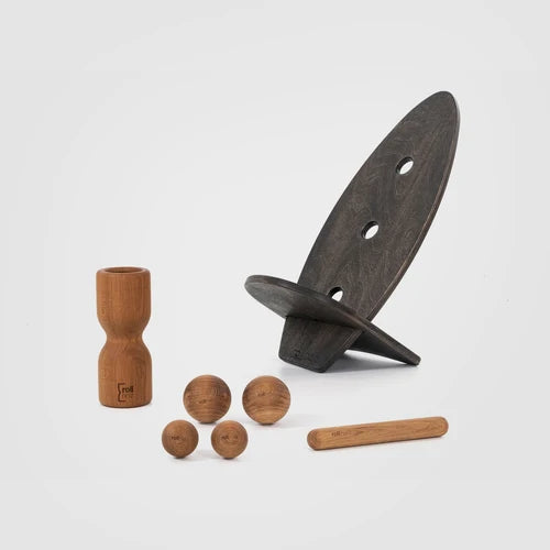 rollholz Balance Board Set groß
