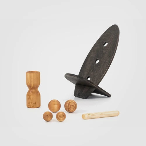 rollholz Balance Board Set groß