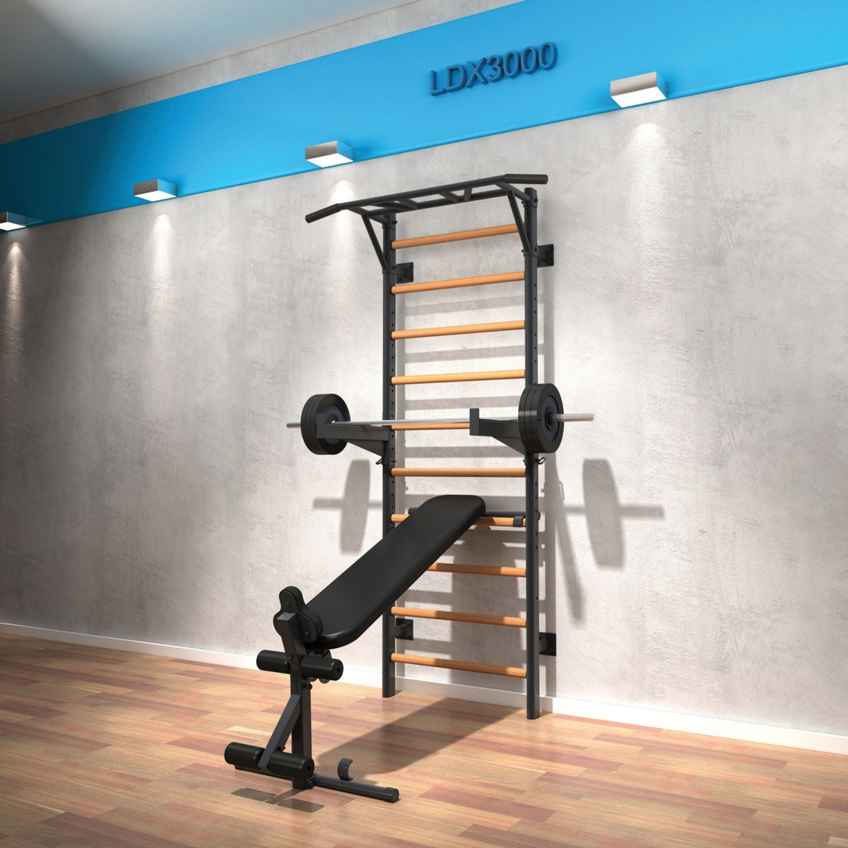 TOORX Sprossenwand multifunktional LDX-3000 – Ansicht 3