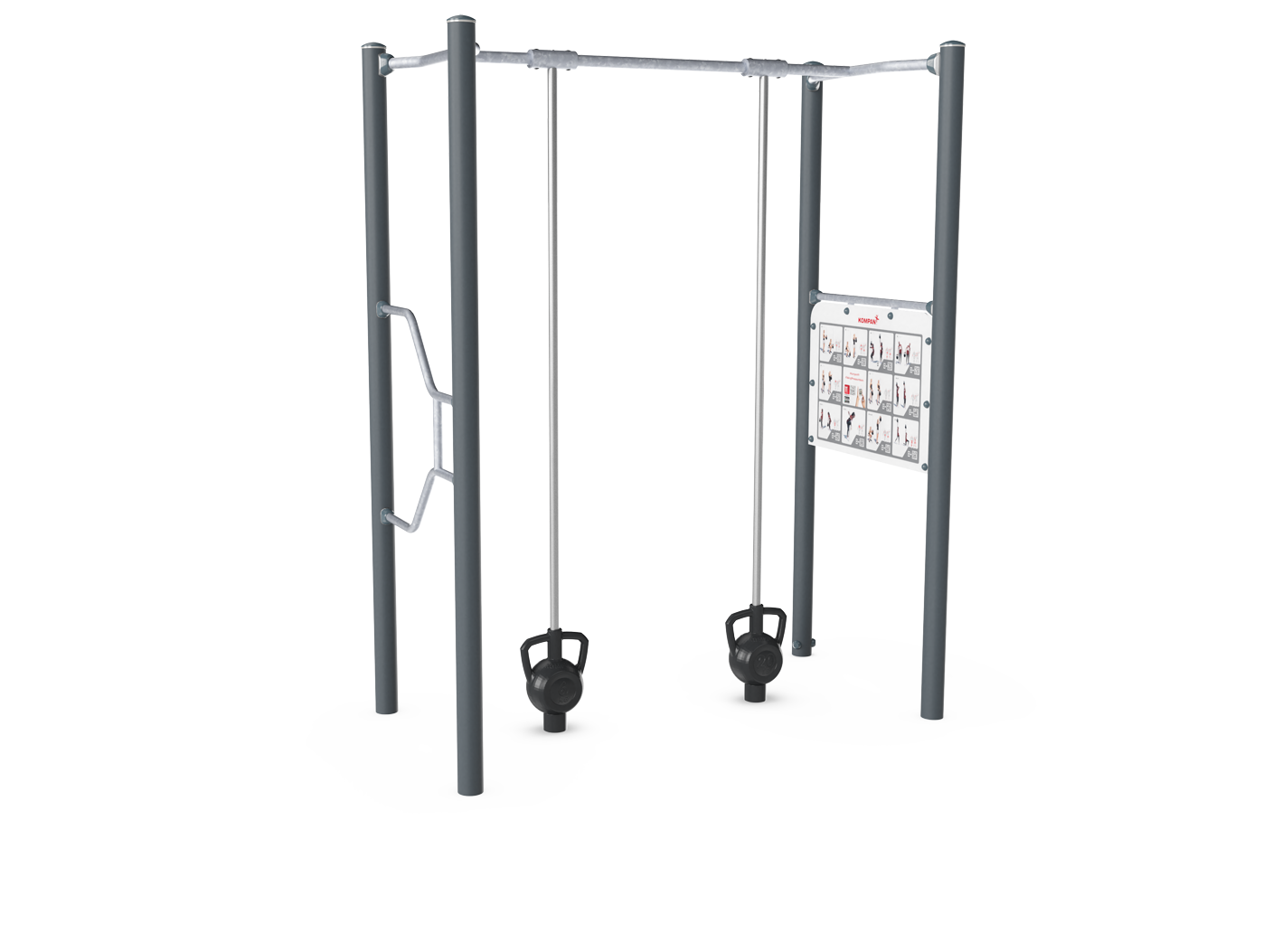 Kompan Outdoor Crosstraining Compact Magnetic Bells