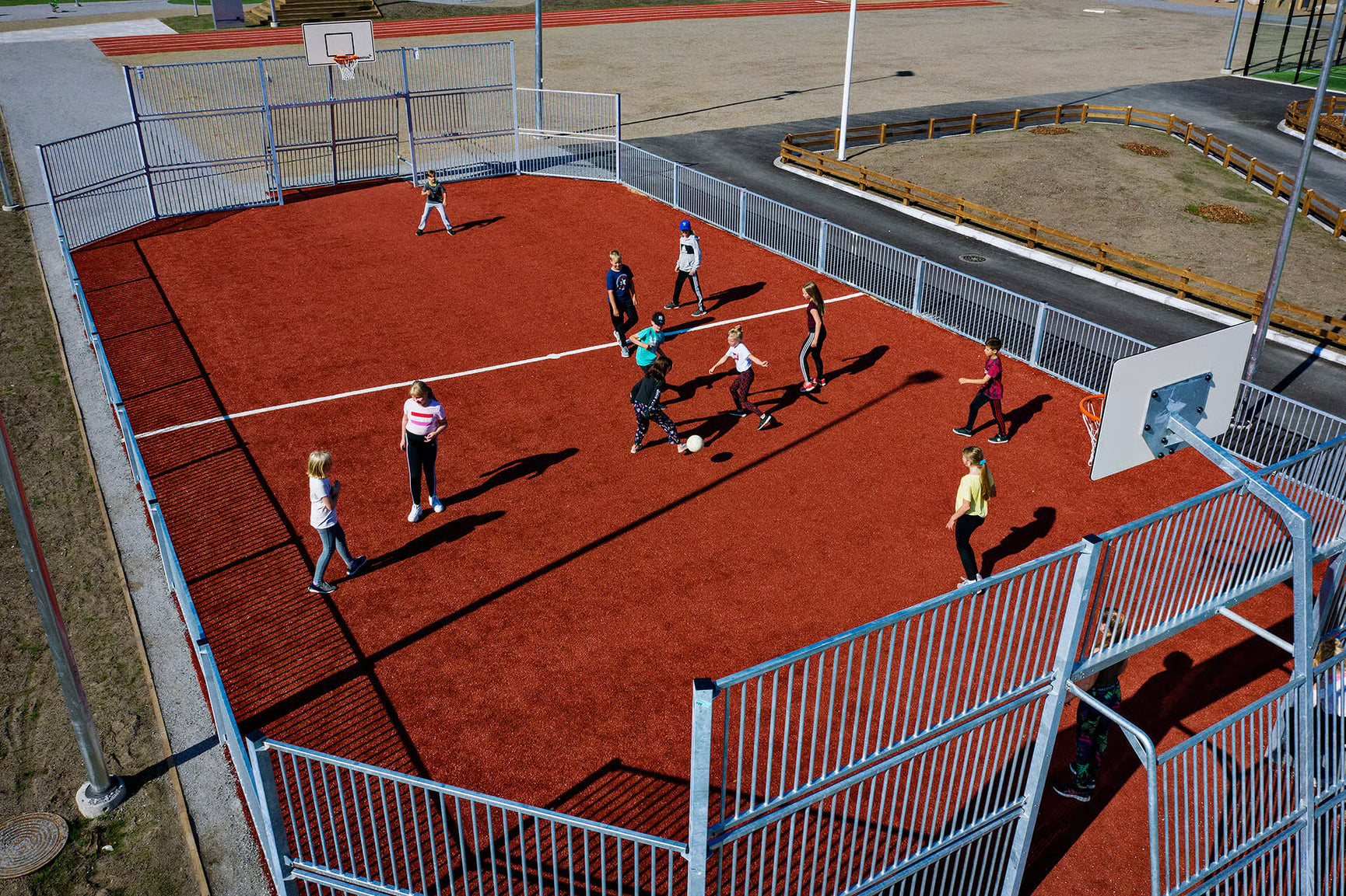 Kompan Outdoor Multiballsport Arena 11x15m Stahl 1m