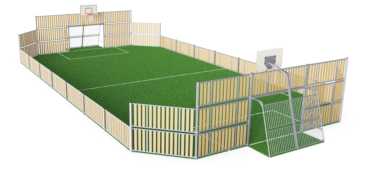 Kompan Outdoor Multiballsport Arena 12x24m