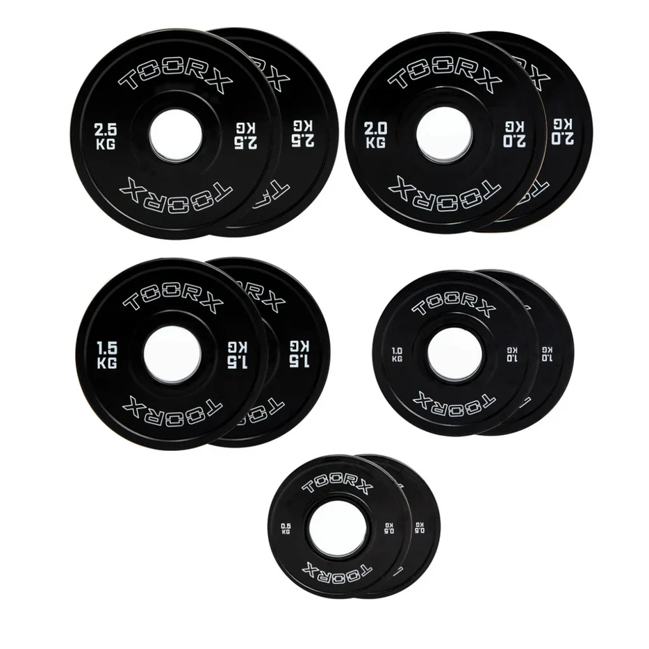 TOORX Rubber Coated Weight Plates CDBM (Paar)