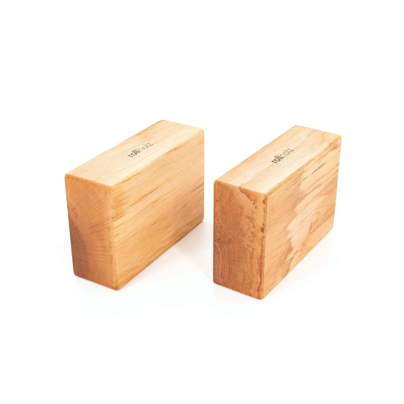 rollholz Yogablock (Set)