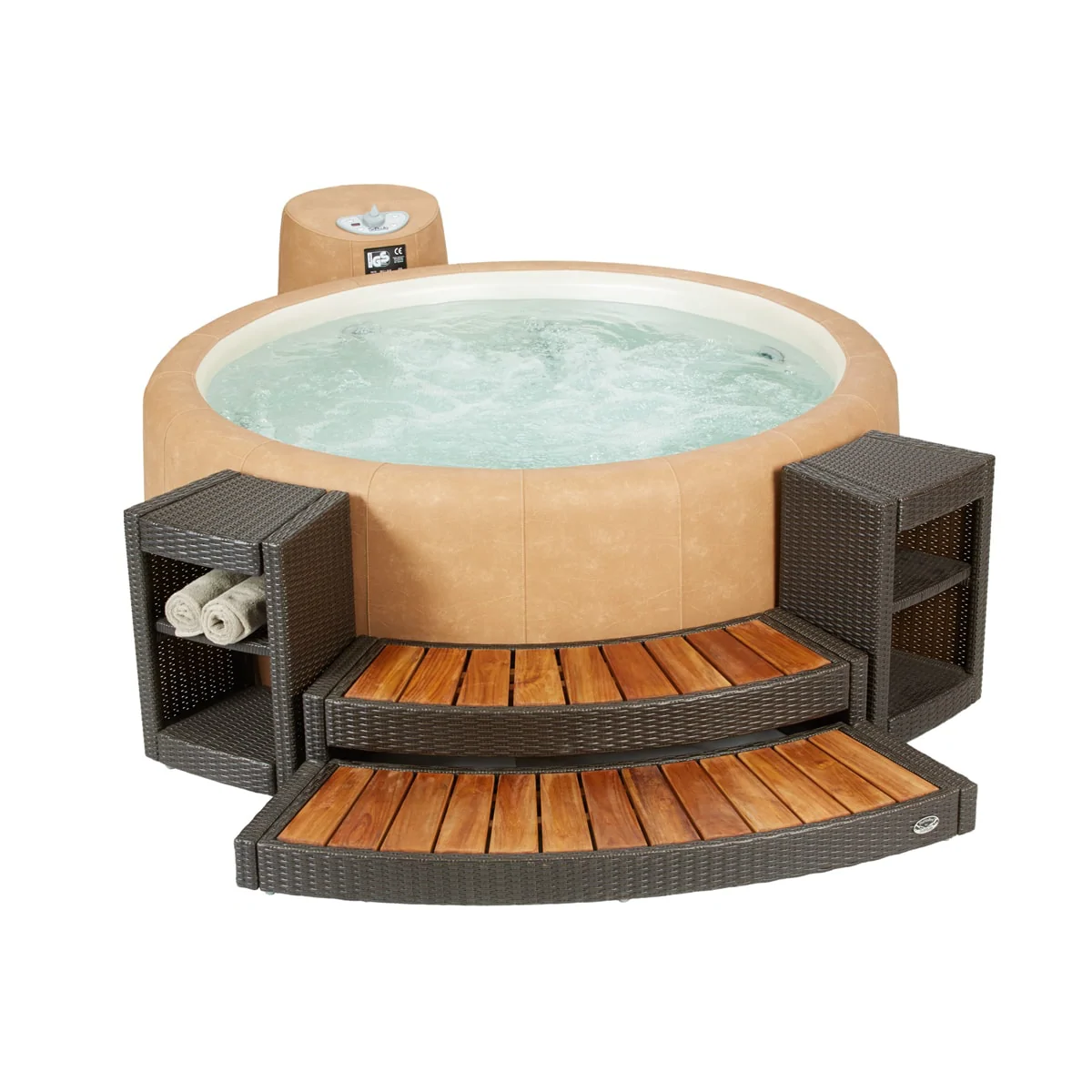 Softub Whirlpool STEPPER Polyrattan