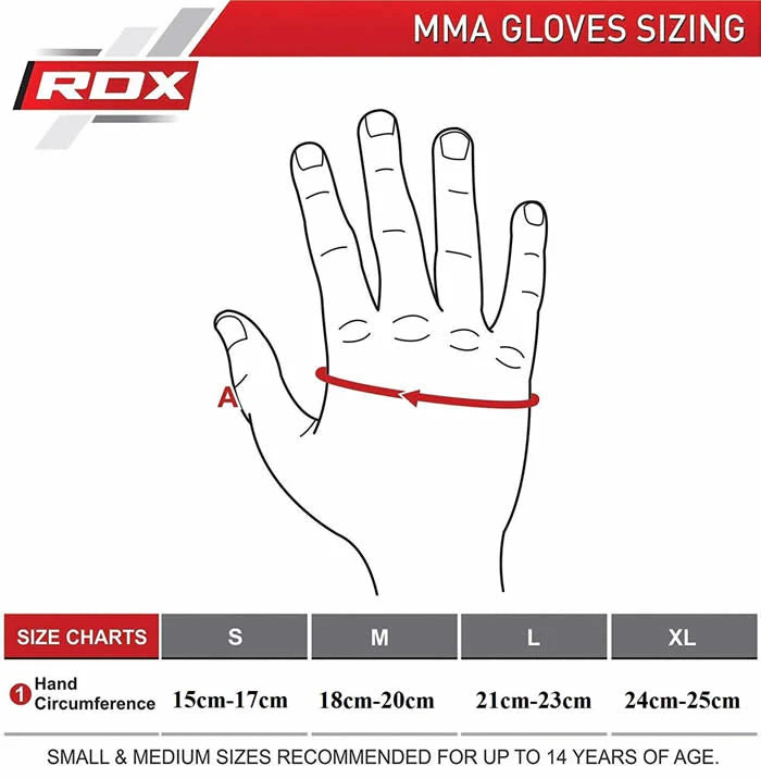 RDX Training Handschuhe MMA F15 Noir