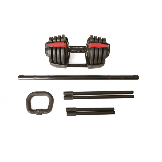 TOORX Hantelset verstellbar MBKCR-18 – Ausführung: 3-in-1-Set