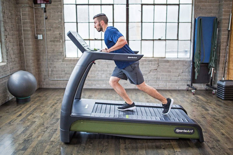 SportsArt ECO-POWR Status Line Laufband G690 Verde