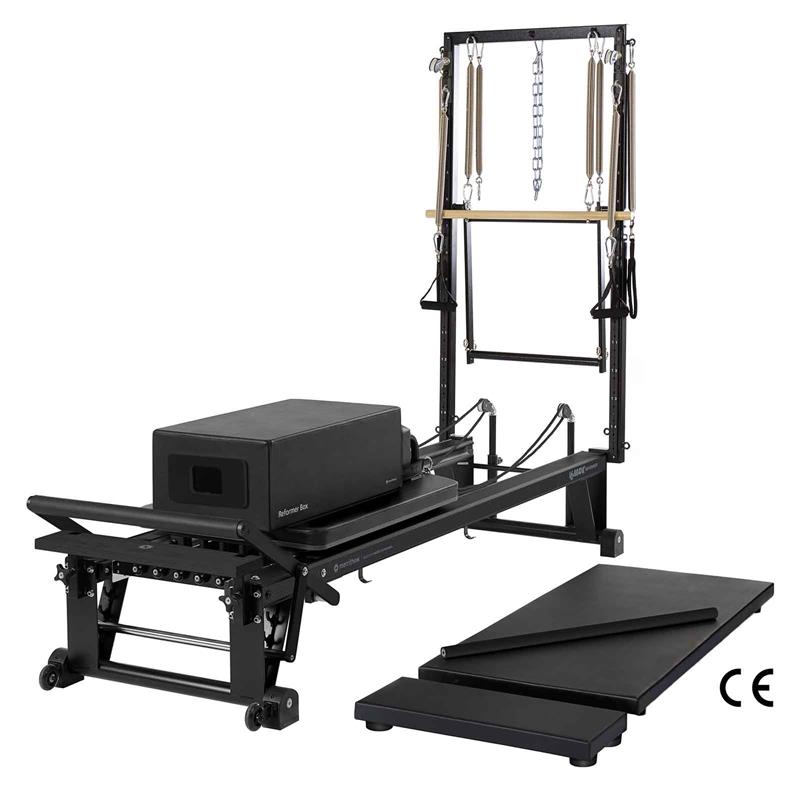 Merrithew V2 Max Plus Reformer mit Halfcadillac Jet Black Bundle