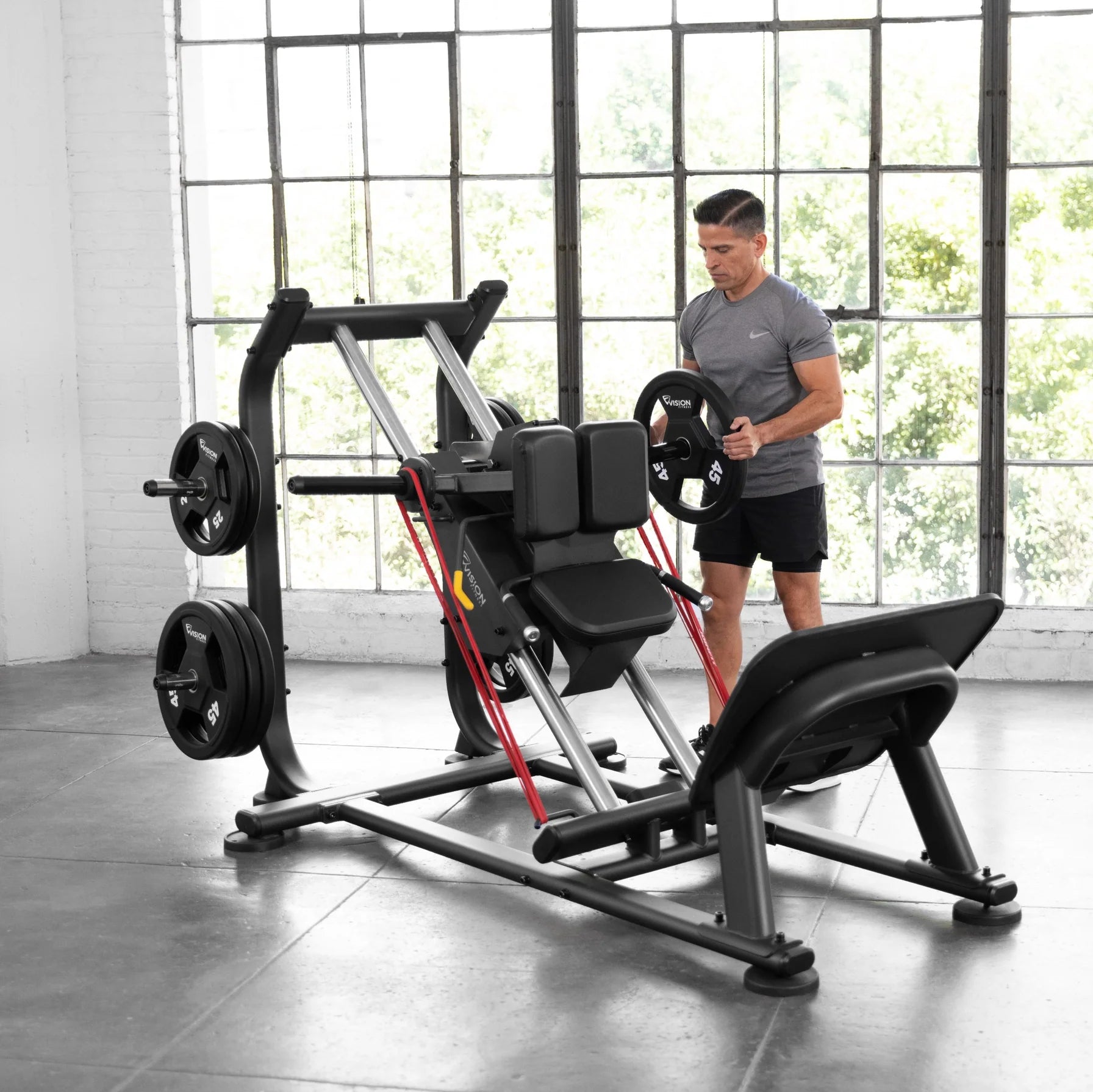 Vision Fitness Hack Squat Plate Loaded
