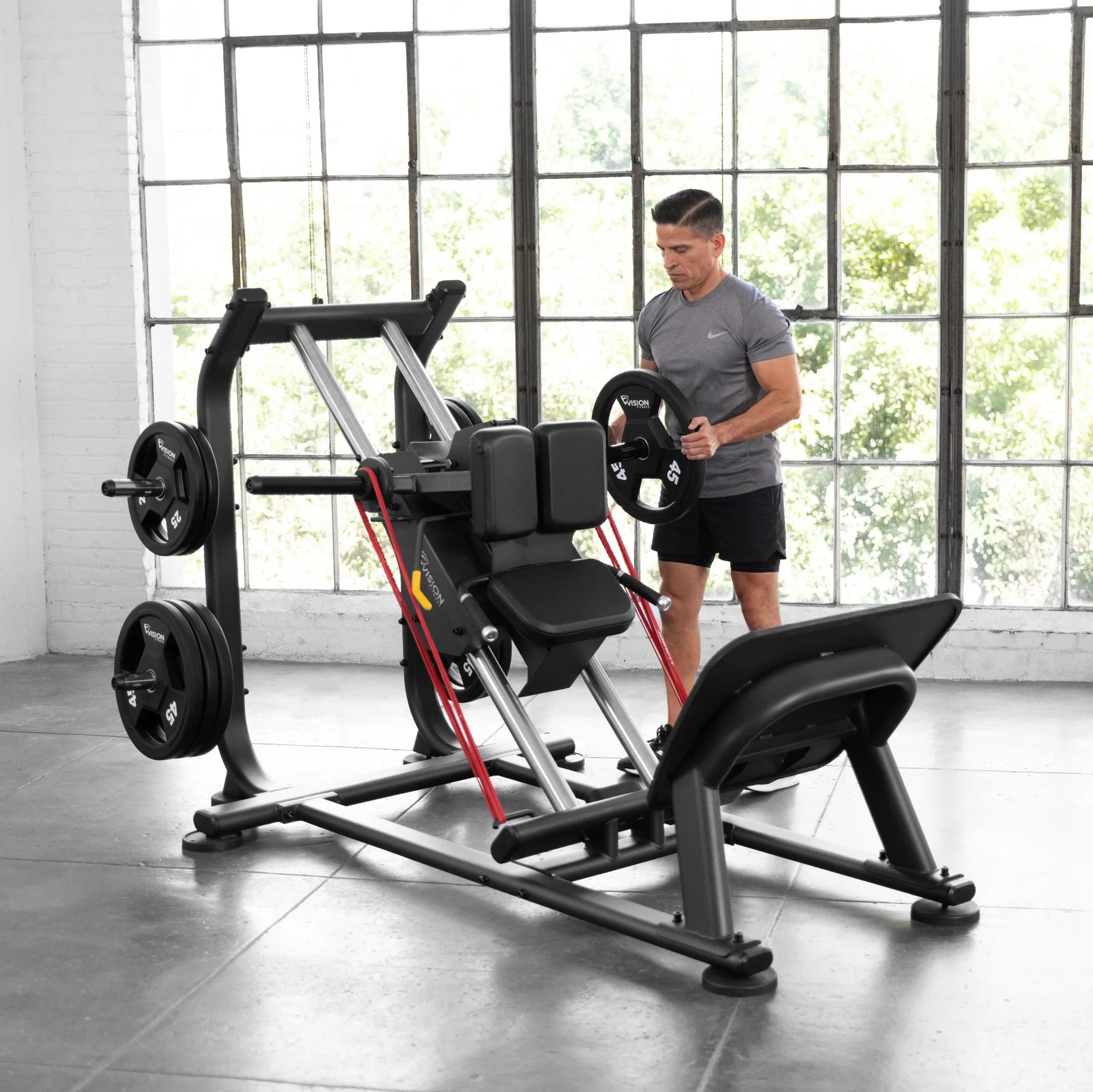Vision Fitness Hack Squat Plate Loaded