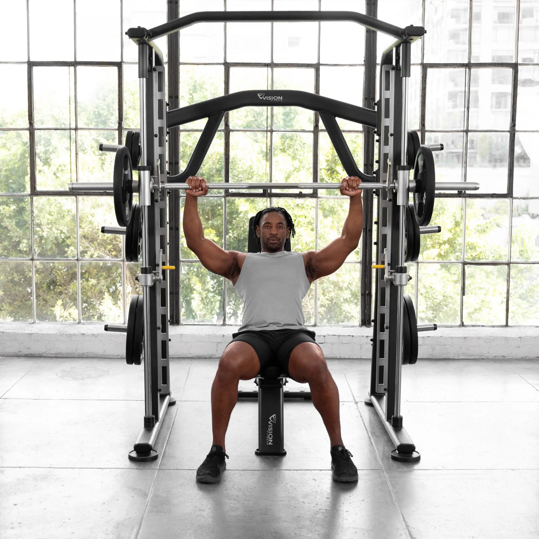 Vision Fitness Smith Machine Plate Loaded