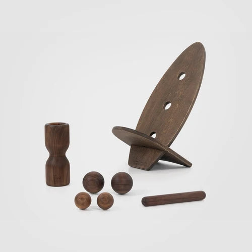 rollholz Balance Board Set groß