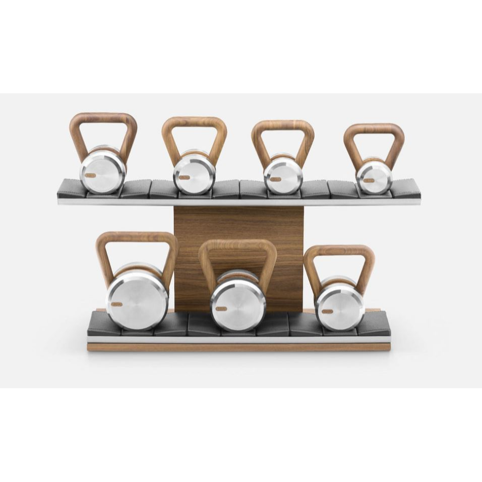 PENT. LOVA Kettlebell Set mit horizontalem Ständer