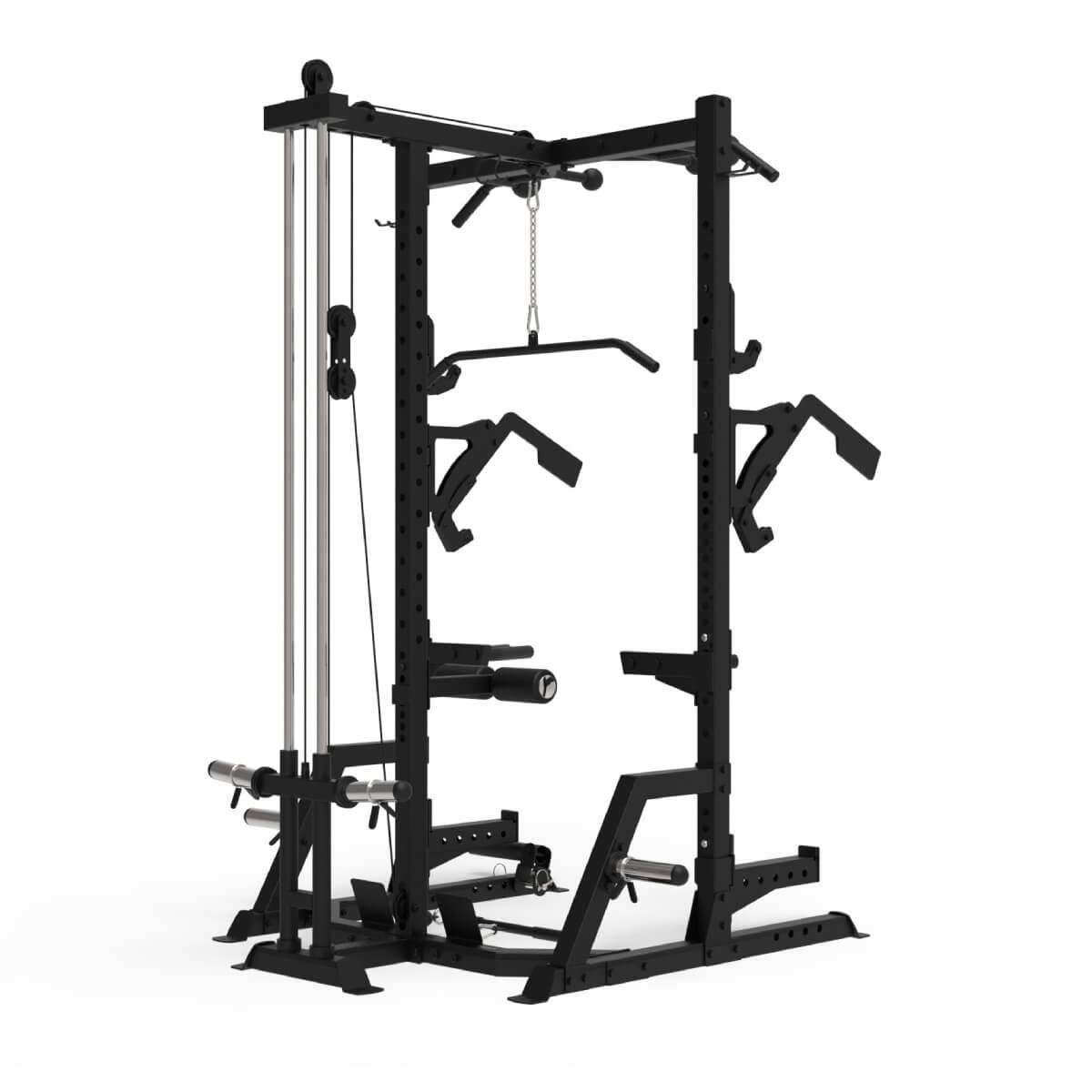 Titanium Strength Half Rack mit hohem und niedrigem Seilzug AX60