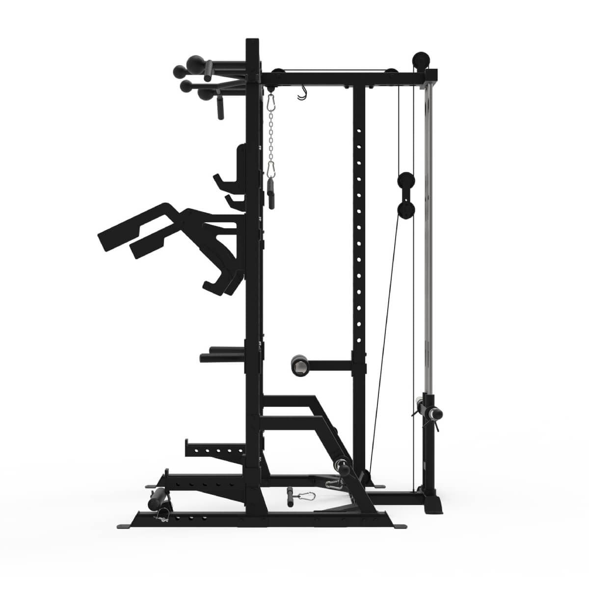 Titanium Strength Half Rack mit hohem und niedrigem Seilzug AX60