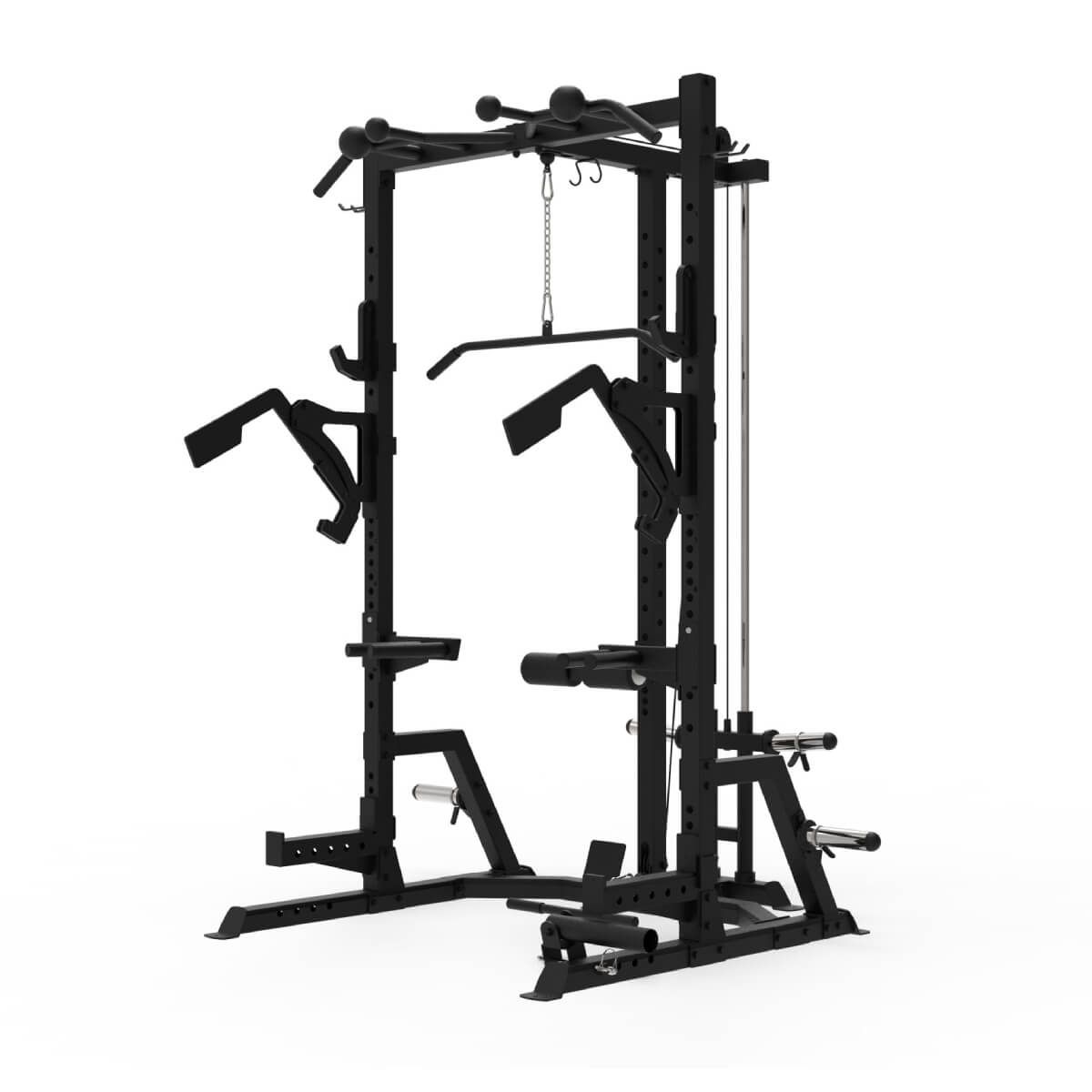 Titanium Strength Half Rack mit hohem und niedrigem Seilzug AX60