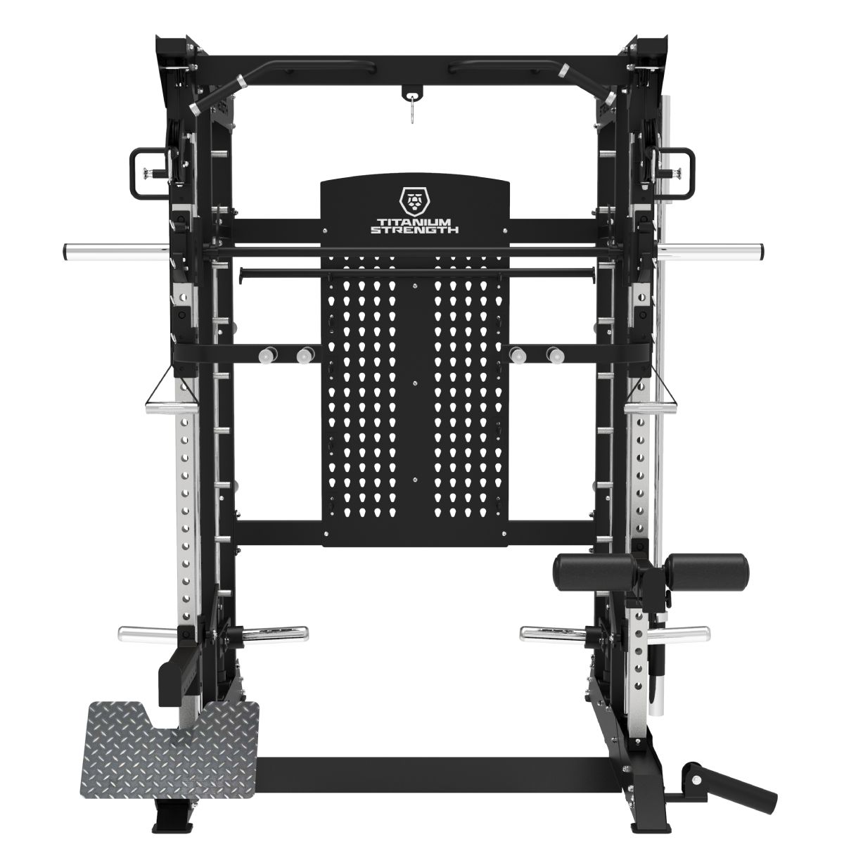 Titanium Strength Smith Maschine, Multipower, Dual Pulley mit Rack B100 V4