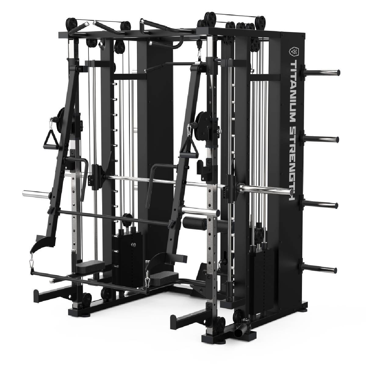 Titanium Strength Multipower - Smith-Maschine mit Doppelzug 270kg B300