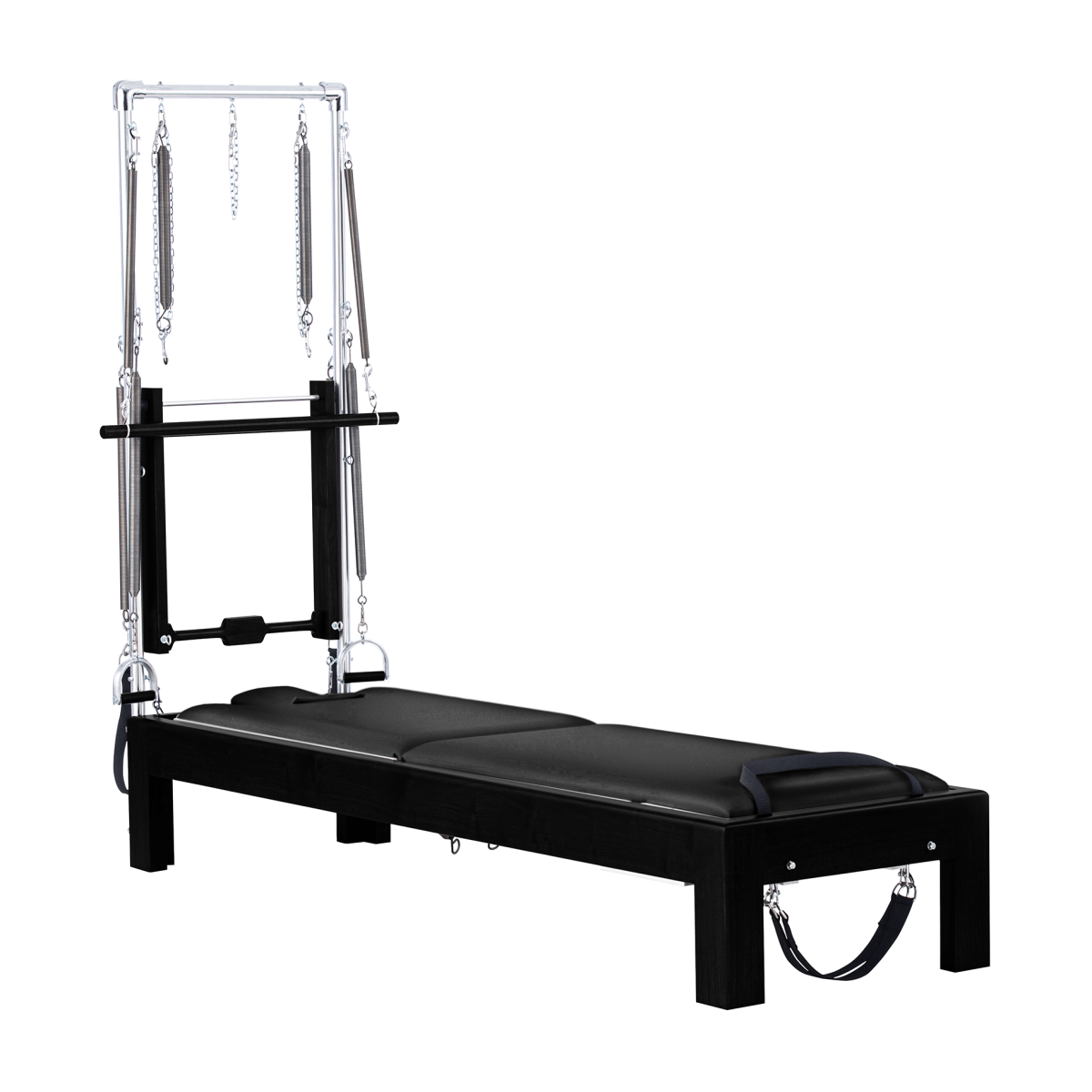 Legacy Apparatus Pilates Reformer mit Tower – Ausführung Schwarz, Ansicht 2