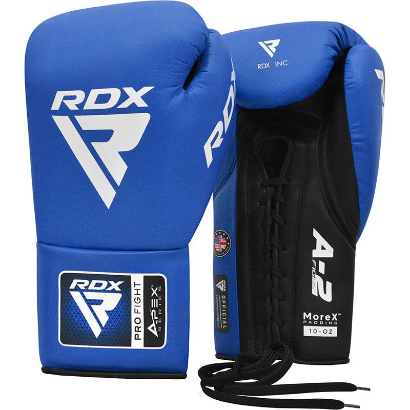 RDX Boxhandschuhe Wettkampf Sparring/Training Lace Up APEX