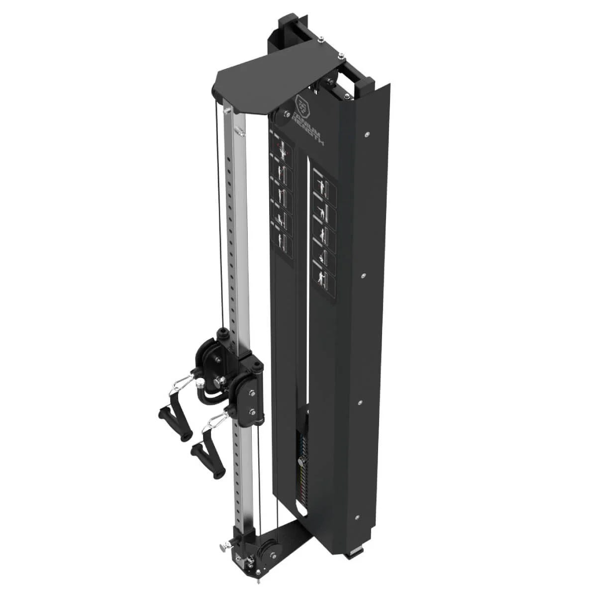 Titanium Strength Black Series Kompakter Kabelzug für Wandmontage