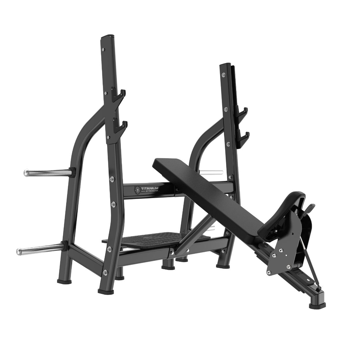 Titanium Strength Black Series Olympic Incline Bench