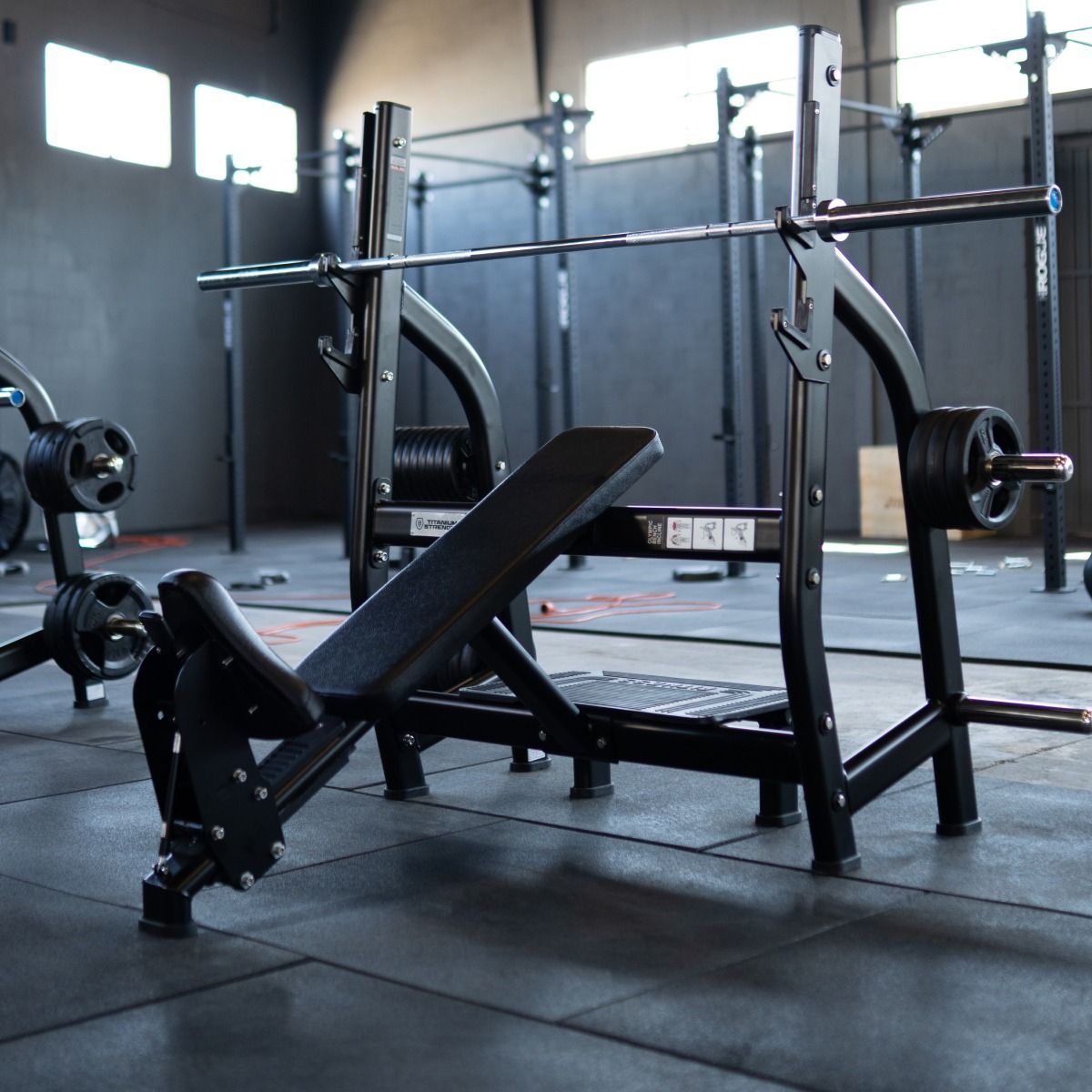 Titanium Strength Black Series Olympic Incline Bench