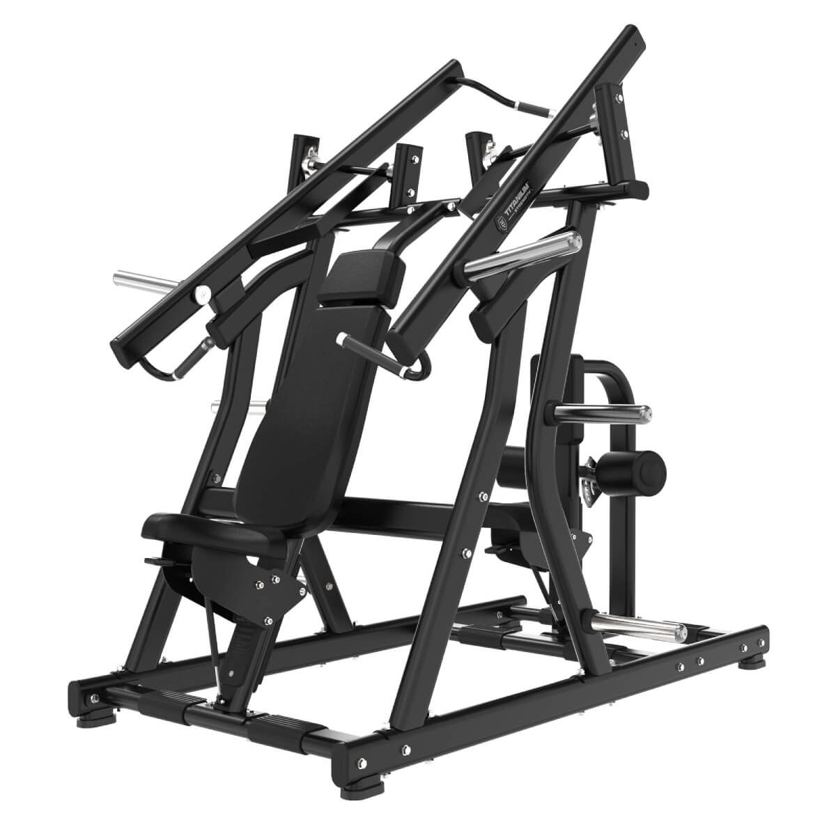 Titanium Strength Black Series Isolaterale Brustpresse und Latzug