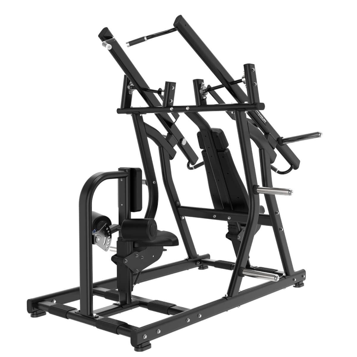 Titanium Strength Black Series Isolaterale Brustpresse und Latzug