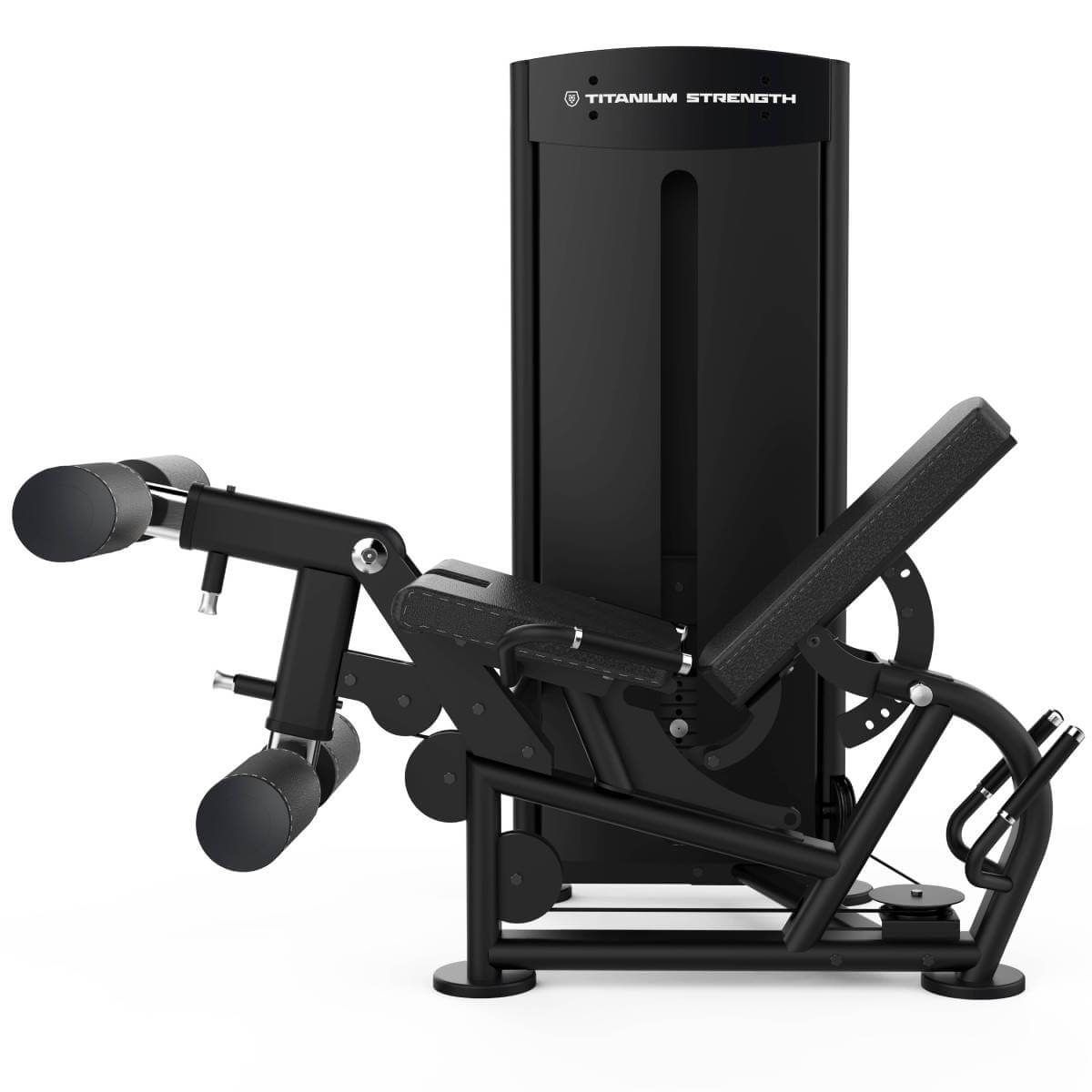 Titanium Strength Black Series Liegender Beinbeuger und Beinstrecker Maschine