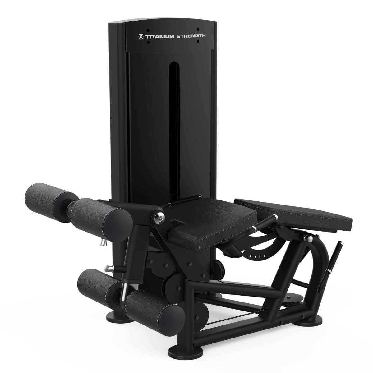 Titanium Strength Black Series Liegender Beinbeuger und Beinstrecker Maschine