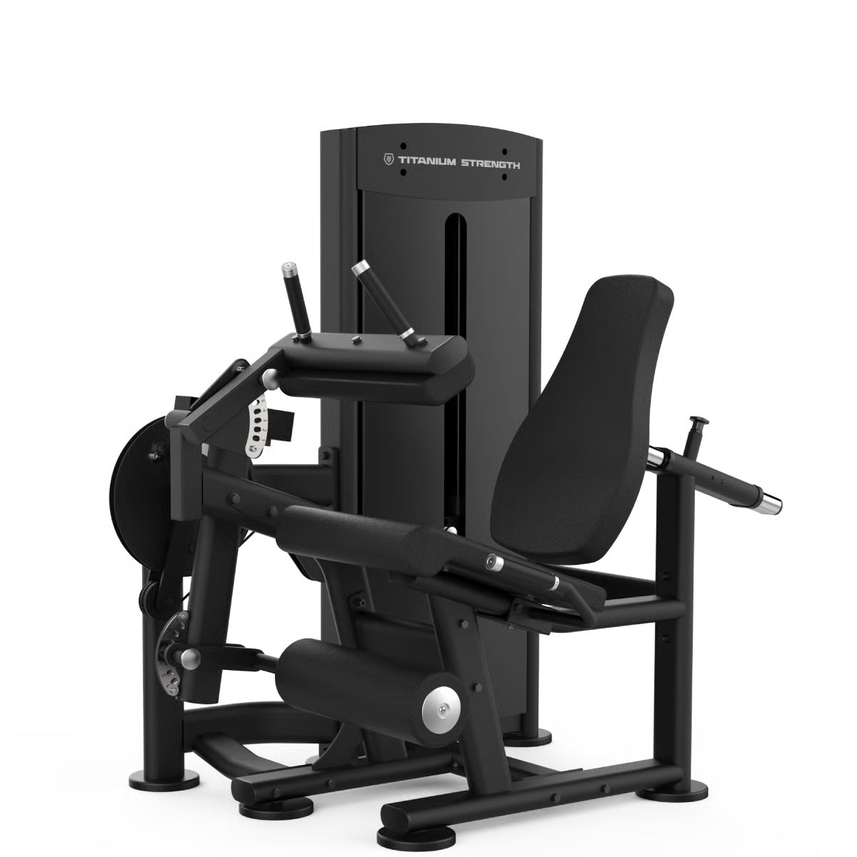 Titanium Strength Black Series Leg Extension and Seated Leg Curl