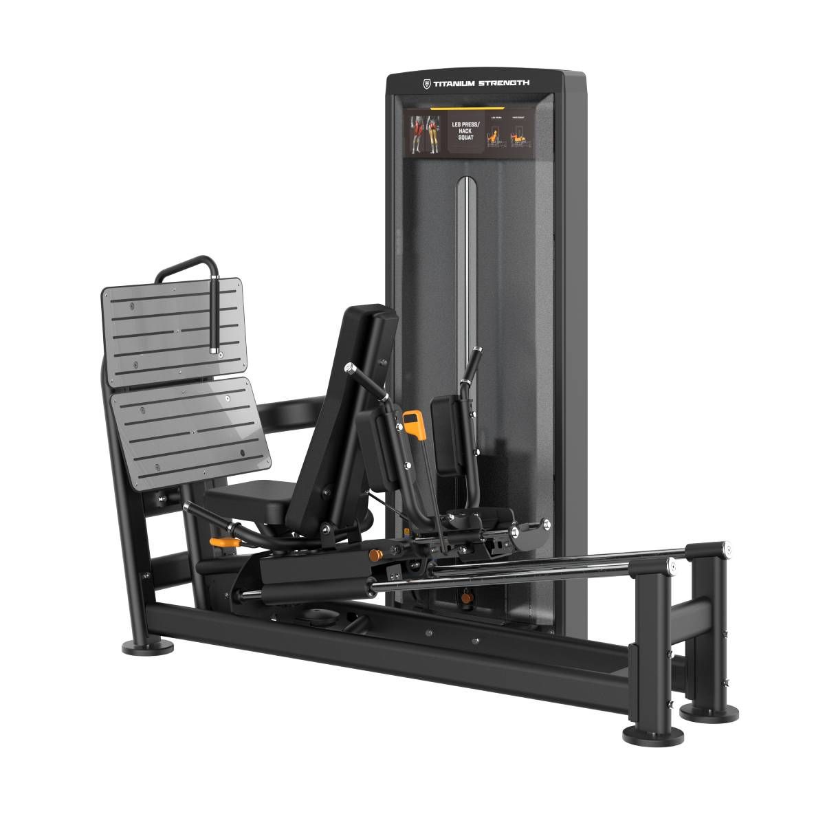 Titanium Strength Black Series Dual-Beinpresse / Hack Squat V2