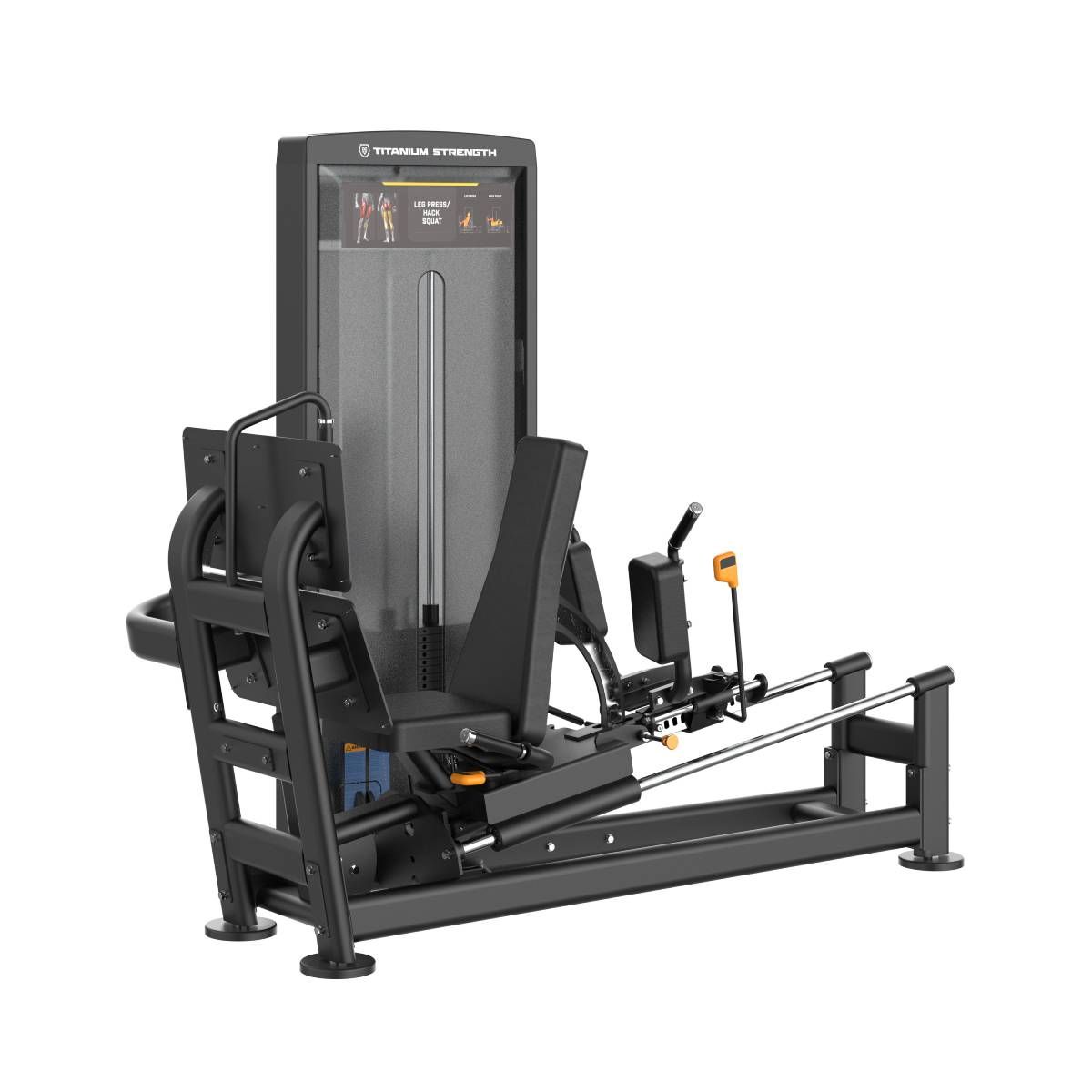 Titanium Strength Black Series Dual-Beinpresse / Hack Squat V2