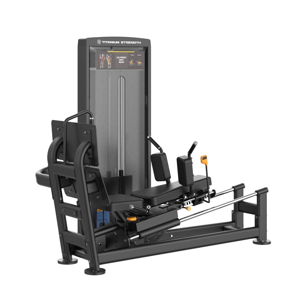 Titanium Strength Black Series Dual-Beinpresse / Hack Squat V2