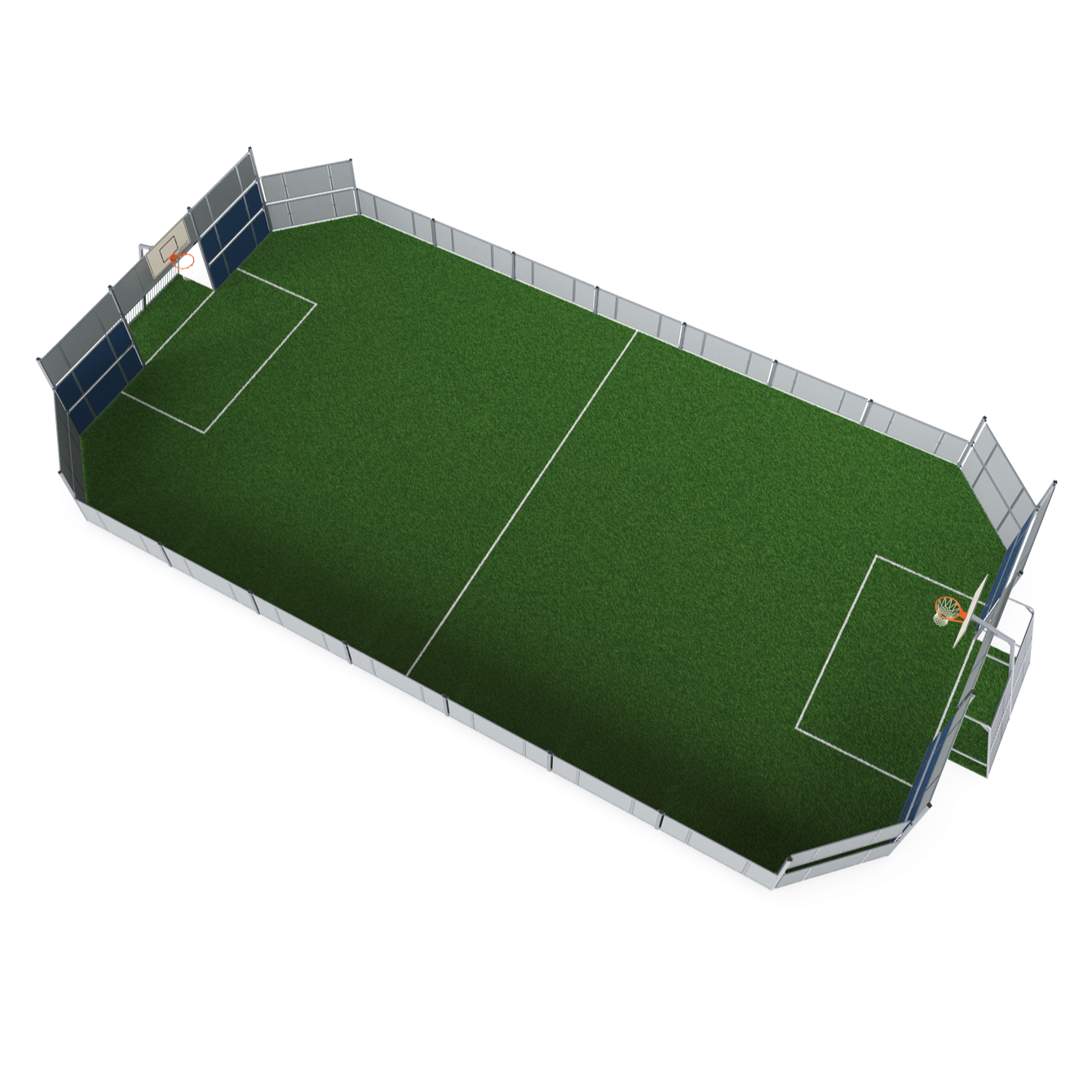Kompan Outdoor Multiballsport Arena 12x24m