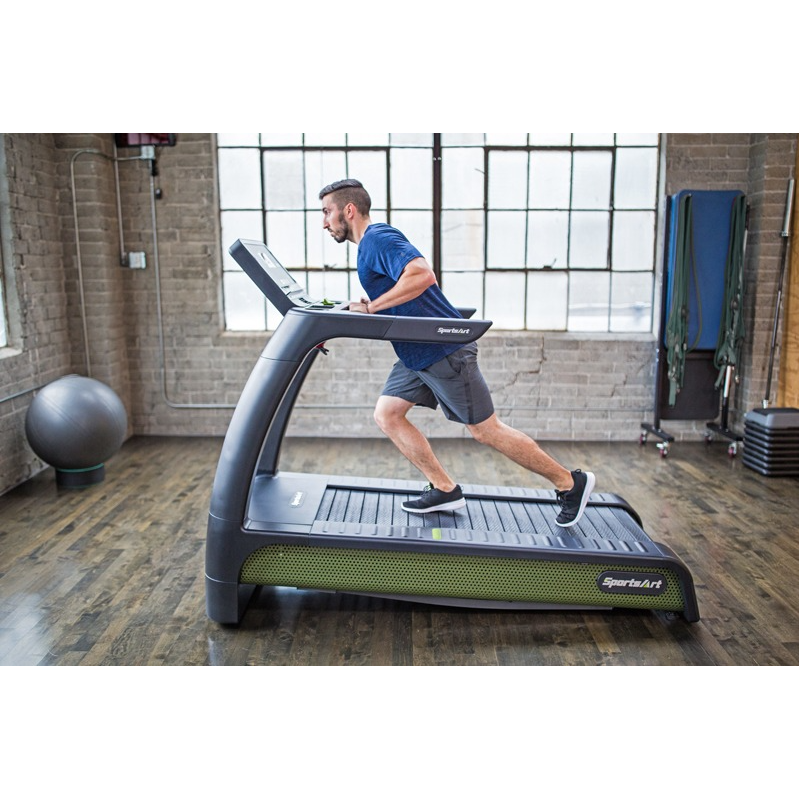 SportsArt ECO-POWR Status Line Laufband G690 Verde