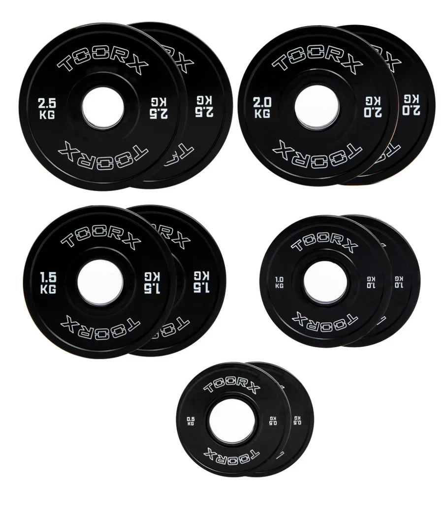 TOORX Rubber Coated Weight Plates CDBM (Paar)